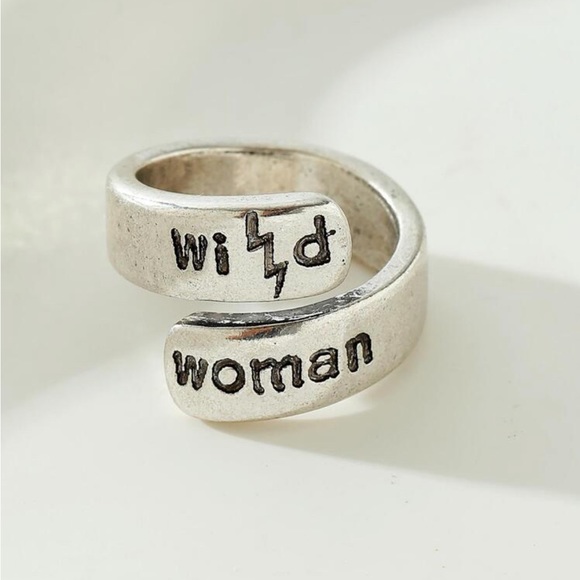 Jewelry - NWT Silver Ring Wild Woman